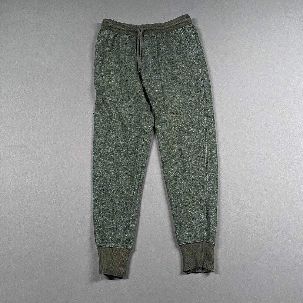Under Armour Jogger Mens Large Green Sweatpants Athletic Tech Zip Pockets UA